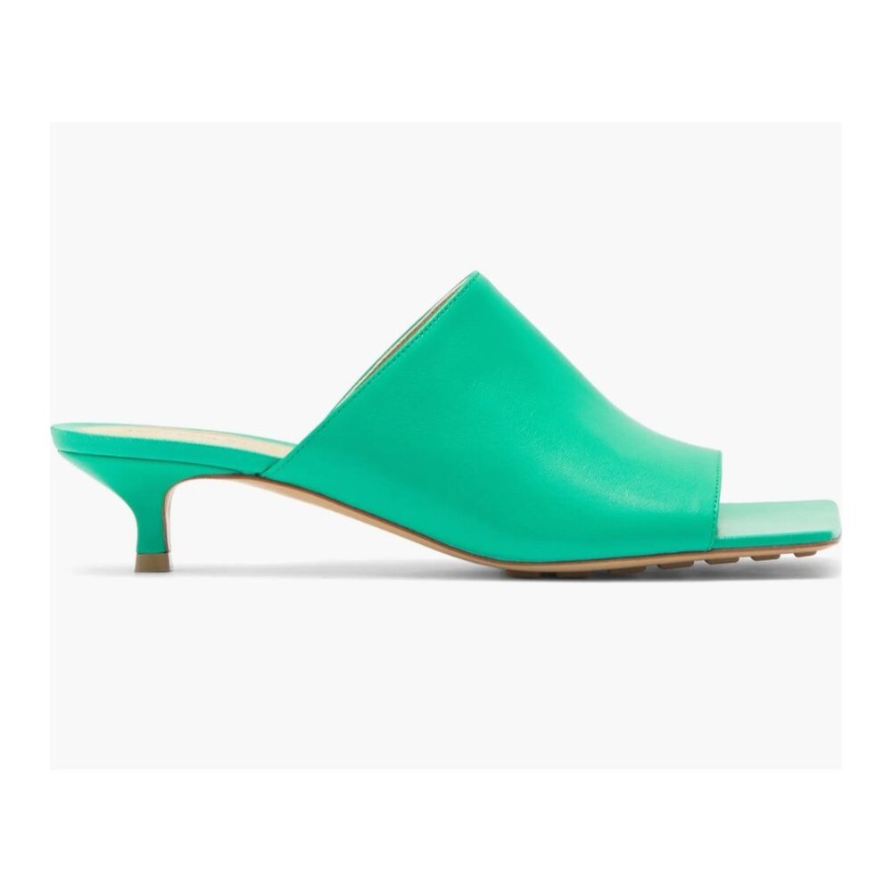 NEW BOTTEGA VENETA hollyhock Stretch Leather Slide Sandal SLIDE SIZE 40